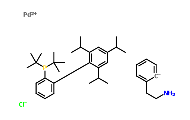 氯[2-(二叔丁基膦基)-2’,4’,6’-三異丙基-1,1’-聯苯基][2-(2-氨基乙基)苯基)]钯(II)