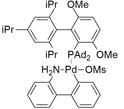 甲磺酸(2-二叔丁基膦-2’,4’,6’-三異丙基-3,6-二甲氧基聯苯基)(2’-氨基-1,1’-聯苯-2-基)钯(II)